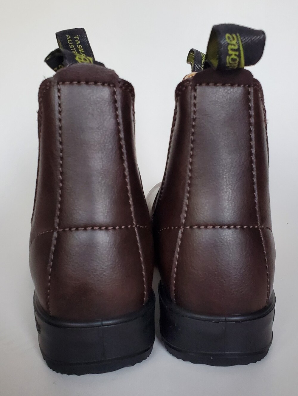 Blundstone Women’s 8.5 Mens 6.5 Unisex Chelsea Boots Brown Leather AU 5.5 - Picture 4 of 8